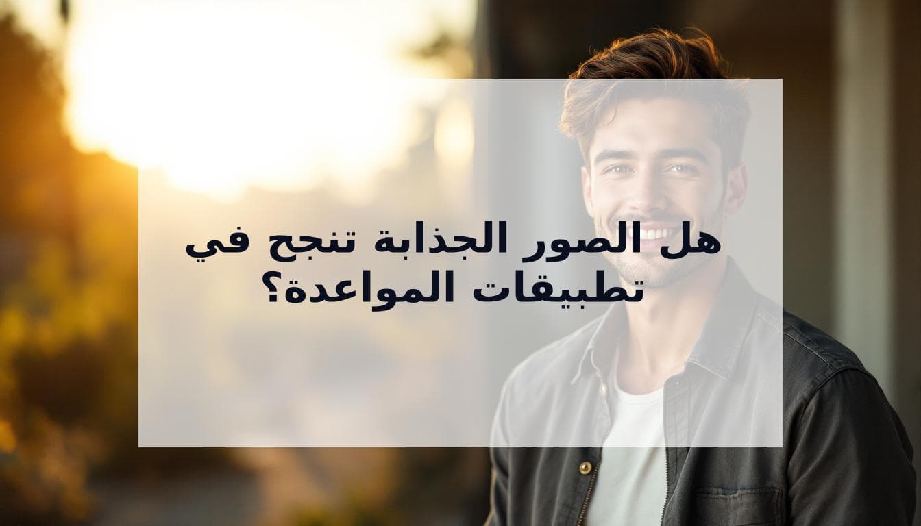 Cover Image for هل الصور الجذابة تنجح في تطبيقات المواعدة؟ دليل الرجل للصور الصحيحة