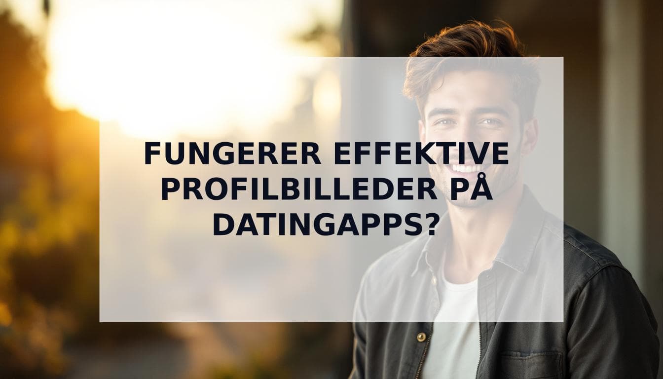 Cover Image for Fungerer effektive profilbilleder på datingapps? En guide til mænd