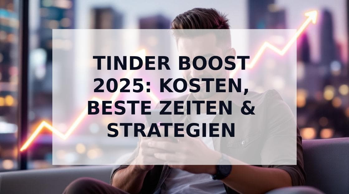 Cover Image for Tinder Boost 2025: Der ultimative Guide fĂĽr Kosten, Timing & mehr Matches