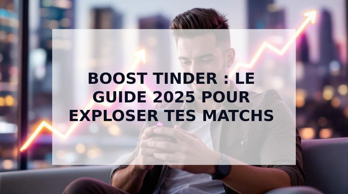 Cover Image for Boost Tinder : Le Guide Complet 2025 pour Maximiser tes Matchs