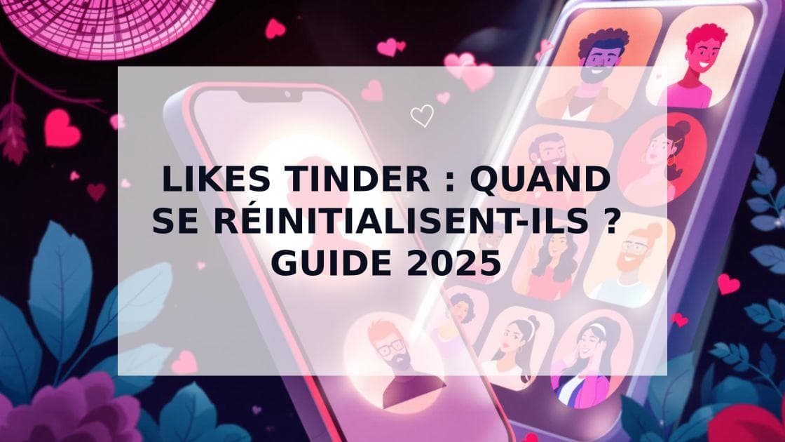 Cover Image for Quand les Likes Tinder se Réinitialisent-ils ? Guide Complet 2025