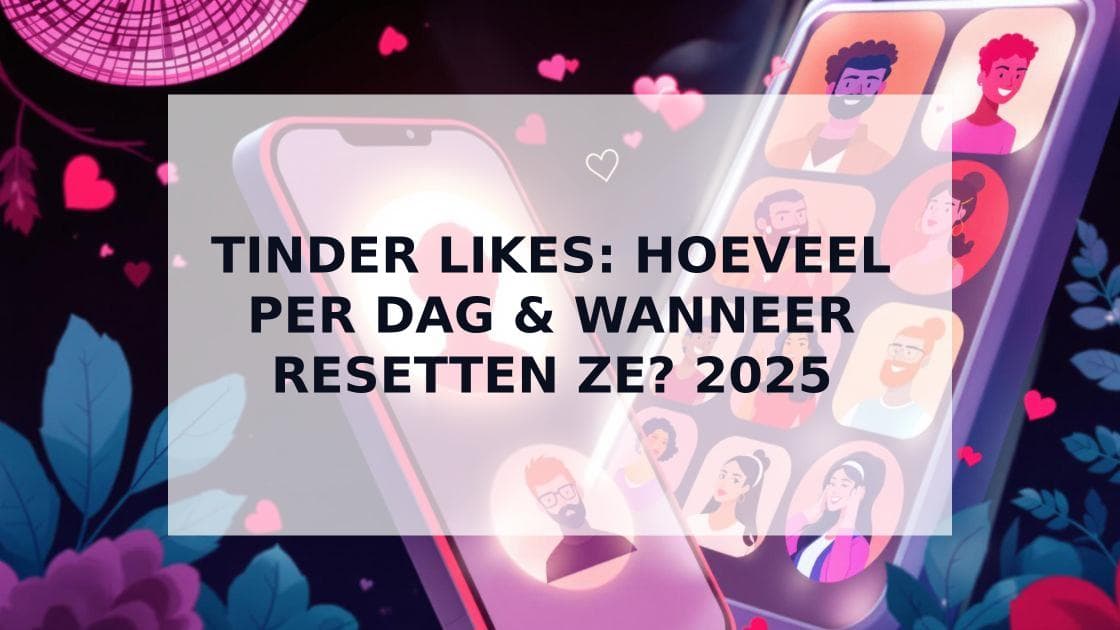 Cover Image for Tinder Likes: Hoeveel Krijg Je Er Per Dag & Wanneer Resetten Ze?