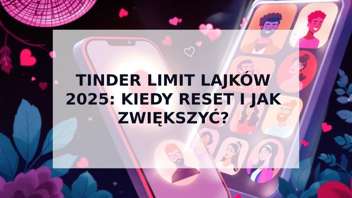 Cover Image for Tinder Limit Lajków 2025: Ile Dziennie, Kiedy Resetuje i Jak Zwiększyć
