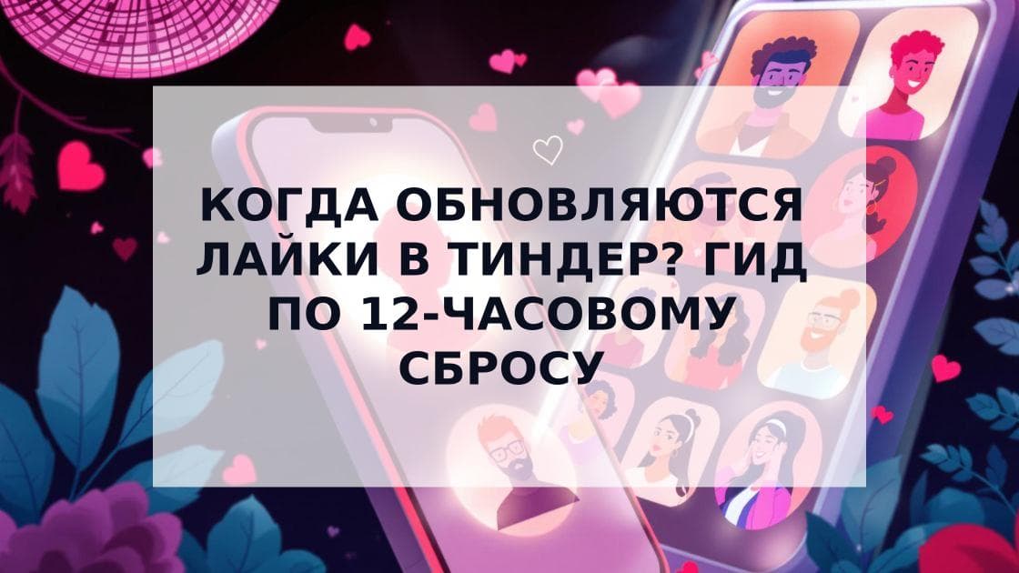 Cover Image for Когда обновляются лайки в Тиндер: Правда о 12-часовом цикле 2025