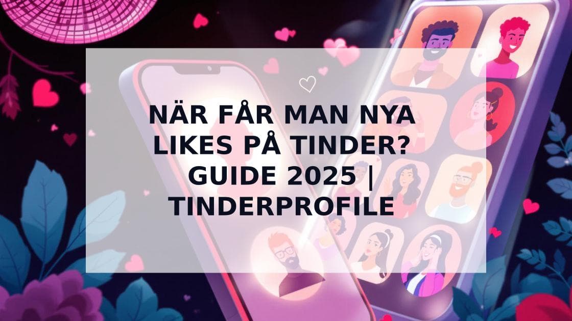 Cover Image for NÀr FÄr Man Nya Likes PÄ Tinder? Komplett Guide 2025