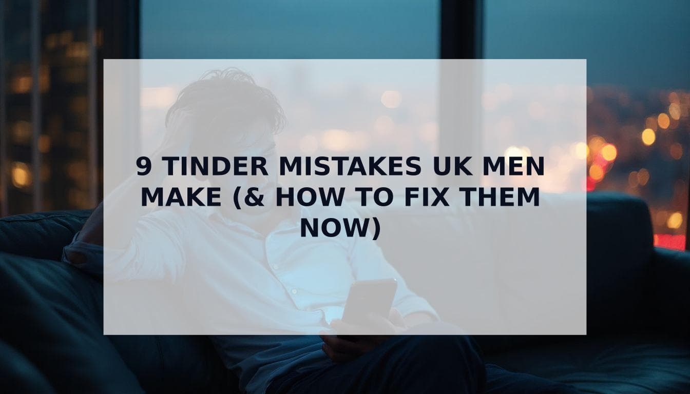 Cover Image for 9 Brutal Tinder Mistakes UK Men Make (& How to Fix Them Now)