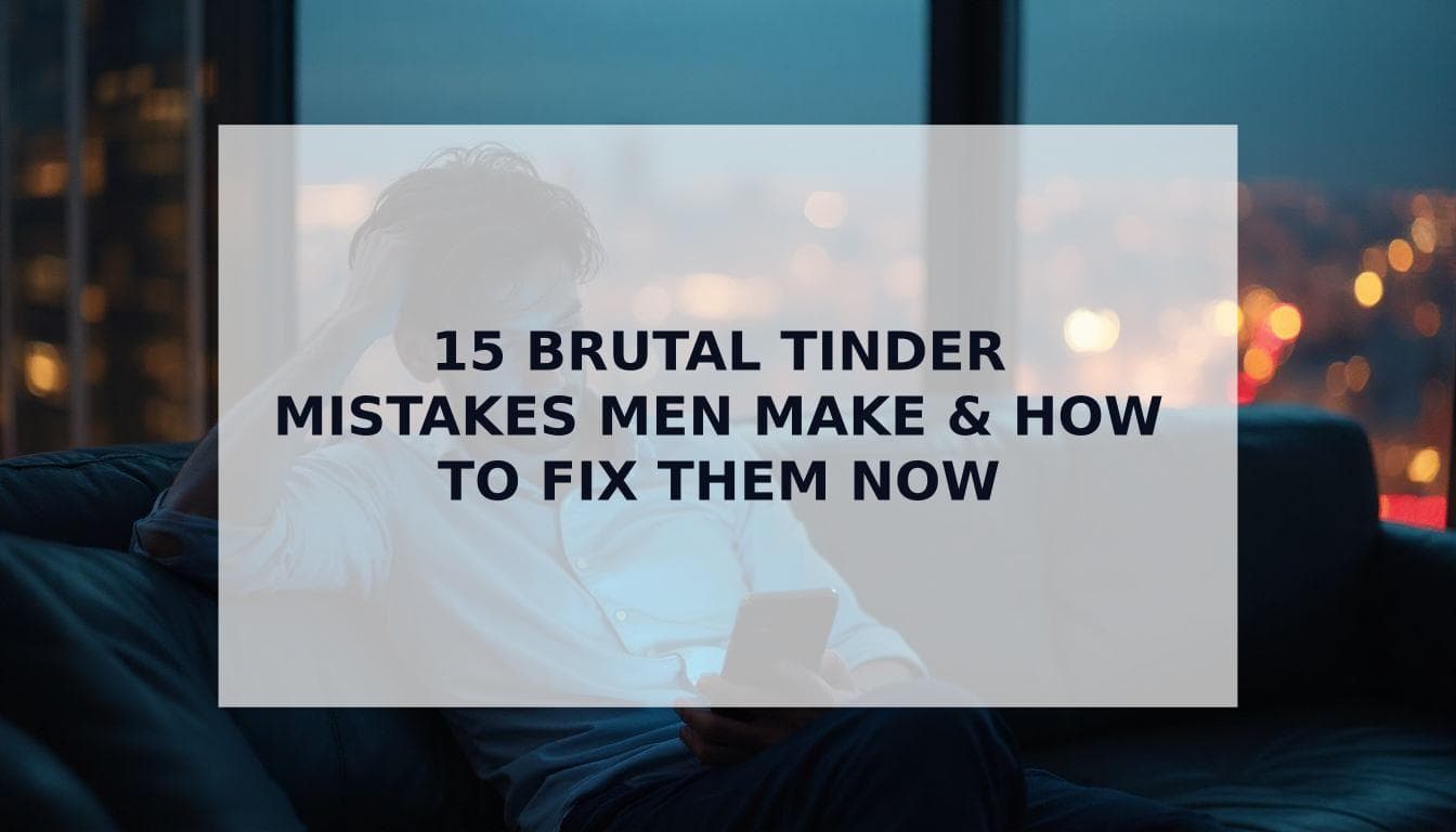 Cover Image for 15 Tinder Mistakes Men Make That Are Killing Your Matches