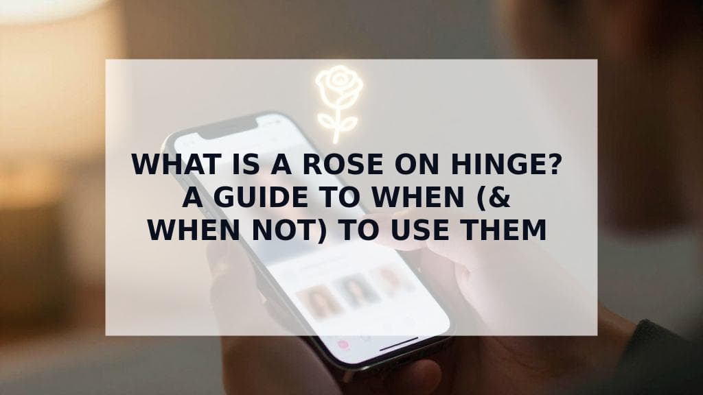Cover Image for What is a Rose on Hinge? The Ultimate Guide to Using Them (and When NOT To)