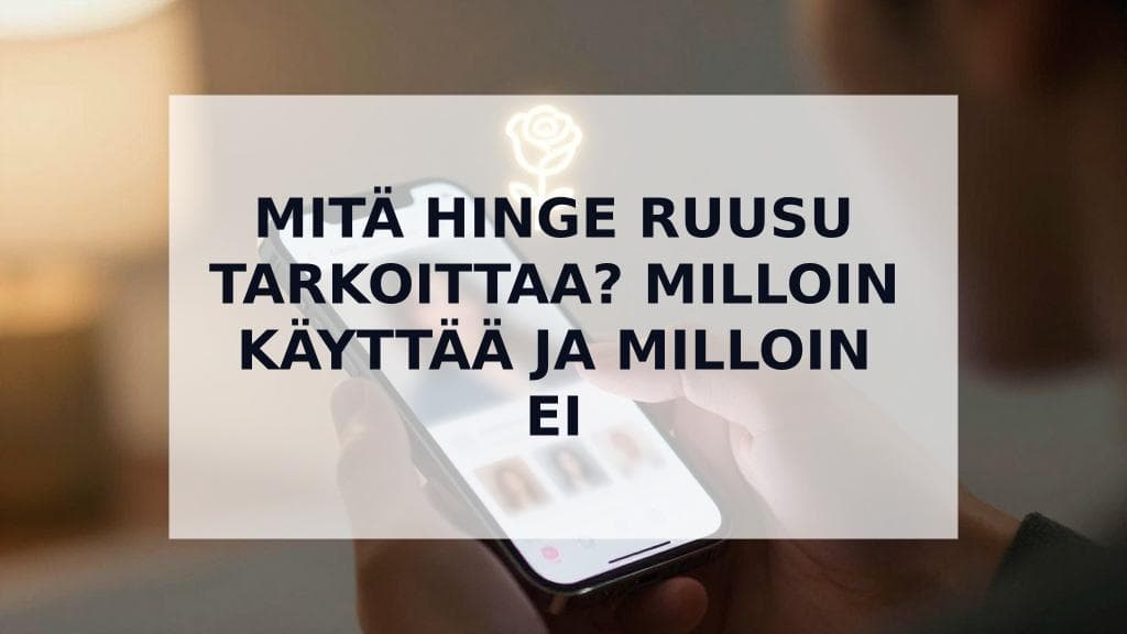 Cover Image for Mitä Hinge ruusu tarkoittaa? Kattava opas niiden käyttöön (ja milloin EI kannata!)