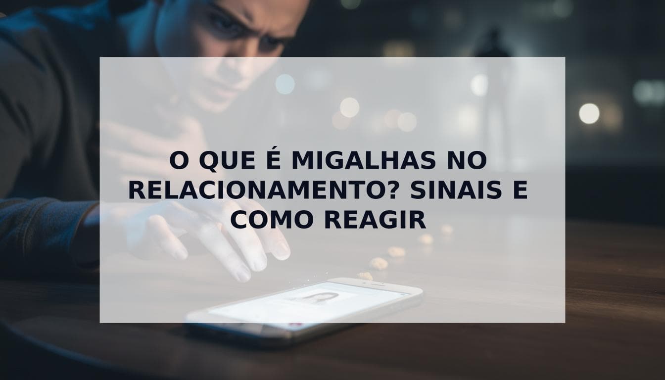Cover Image for O que é migalhas no relacionamento? 7 Sinais Inegáveis e Como Reagir