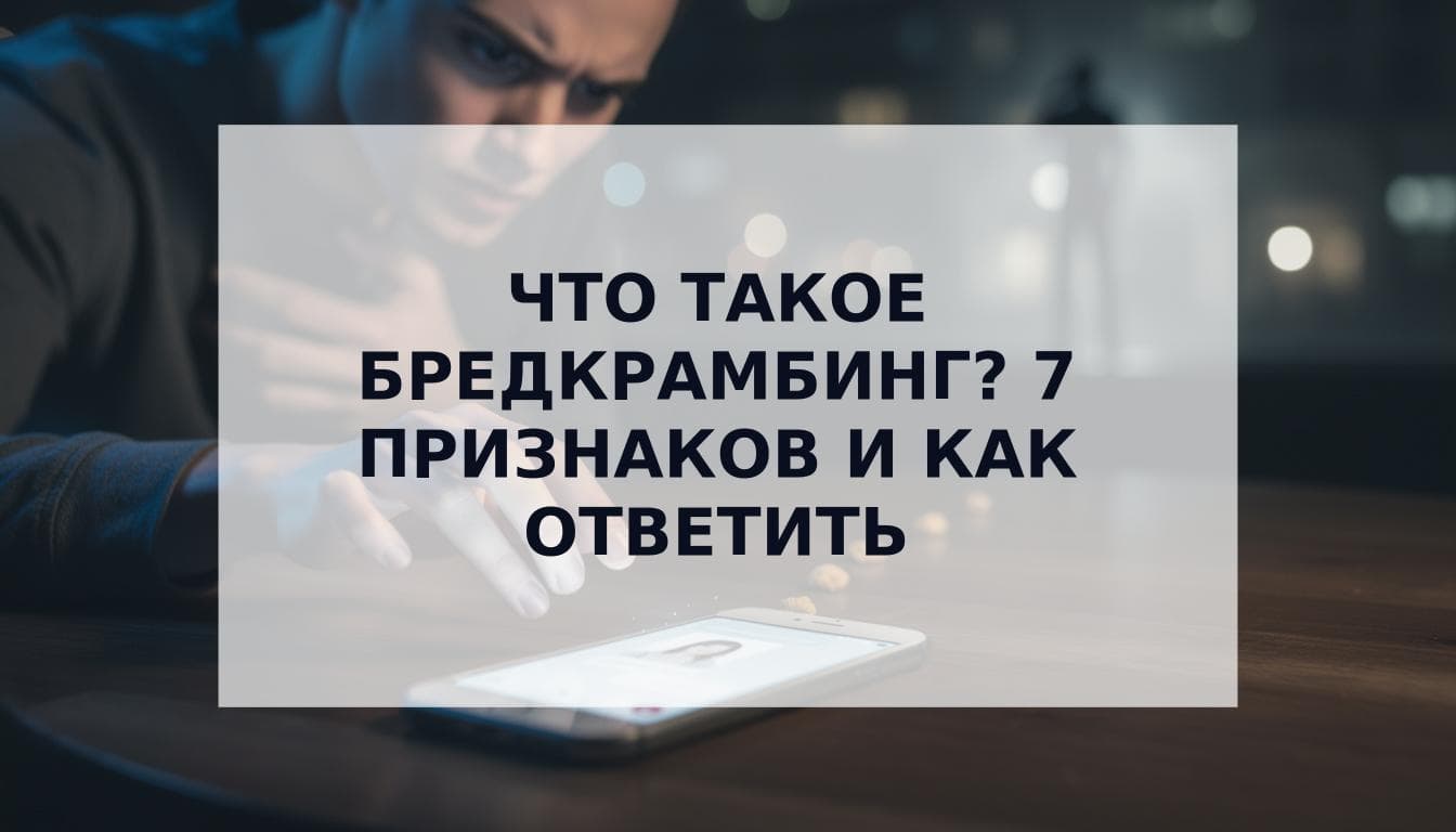 Cover Image for Что такое бредкрамбинг? 7 неоспоримых признаков и как на него реагировать