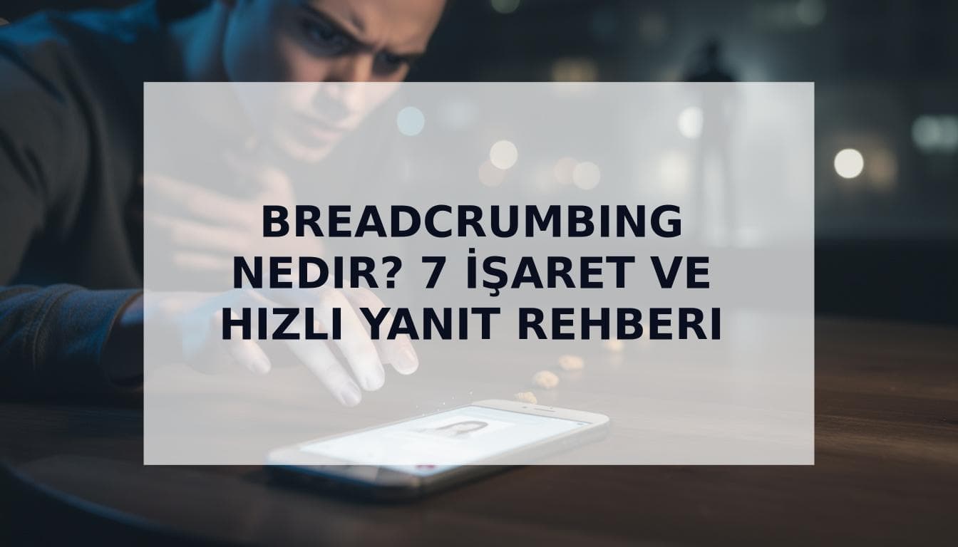 Cover Image for Breadcrumbing nedir? 7 Kesin İşaret ve Nasıl Karşılık Verilir?