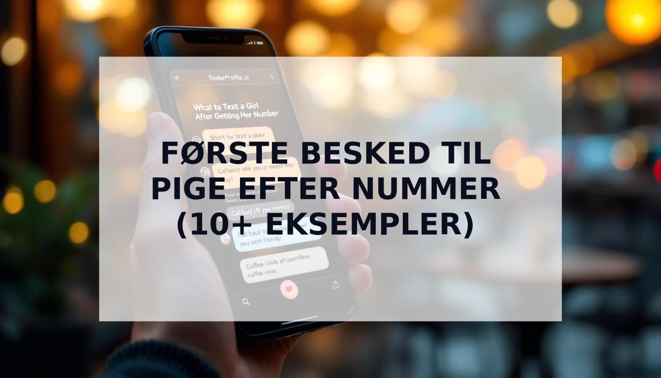 Cover Image for Hvad skal man skrive til en pige efter at have fået hendes nummer (10+ eksempler der virker)