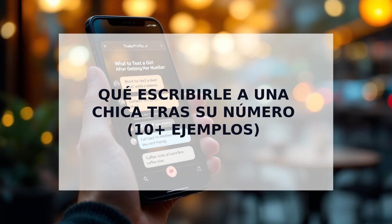 Cover Image for Qué escribirle a una chica después de conseguir su número (más de 10 ejemplos que funcionan)