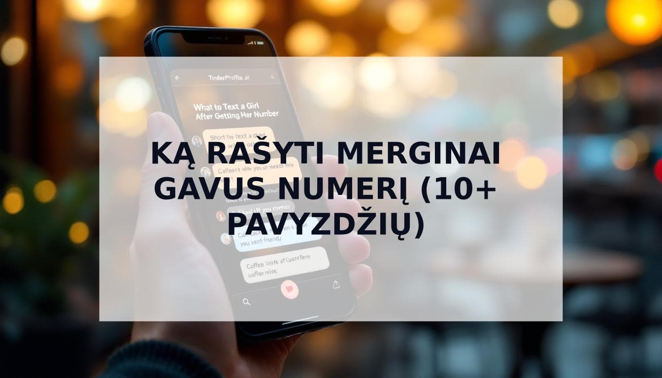 Cover Image for Ką rašyti merginai gavus jos numerį (10+ veiksmingų pavyzdžių)