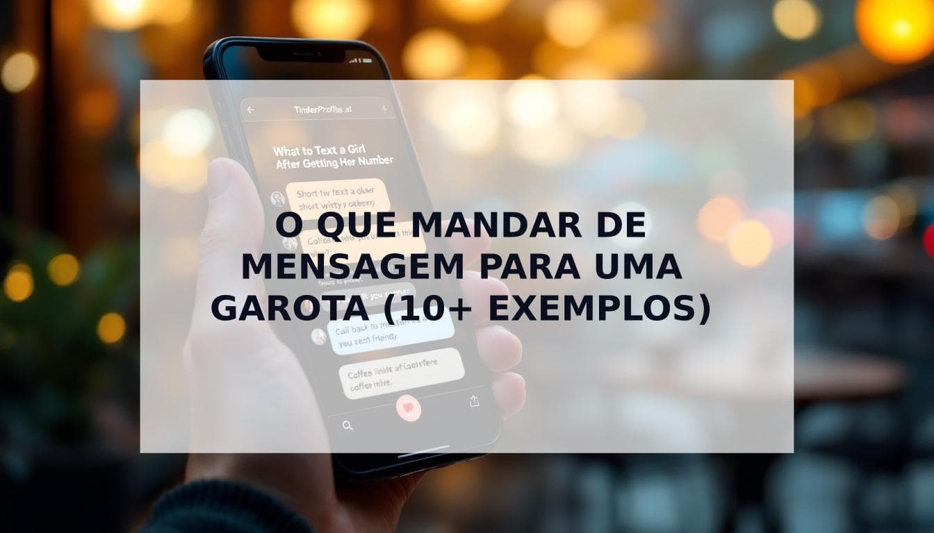 Cover Image for O que mandar de mensagem para uma garota depois de pegar o número dela (10+ Exemplos que Funcionam)