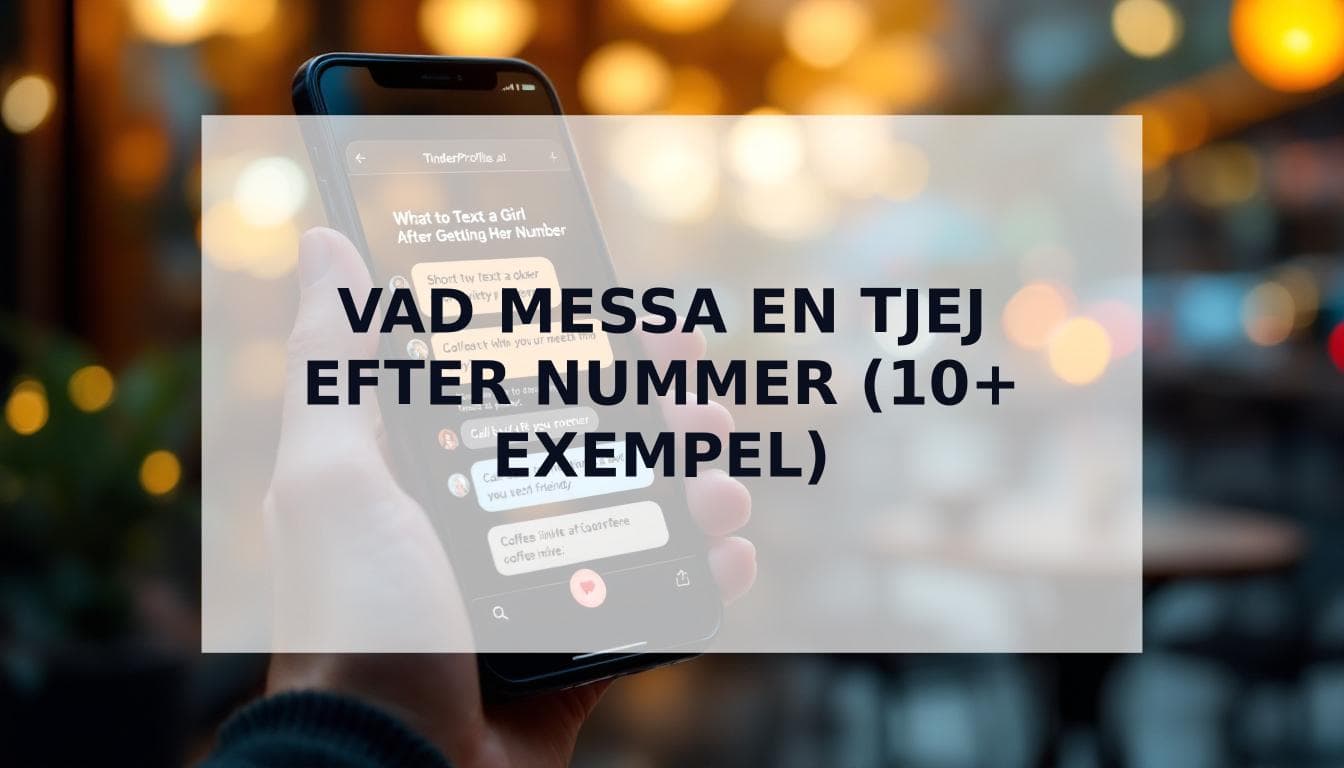 Cover Image for Vad ska man messa en tjej efter nummer (10+ exempel som funkar)