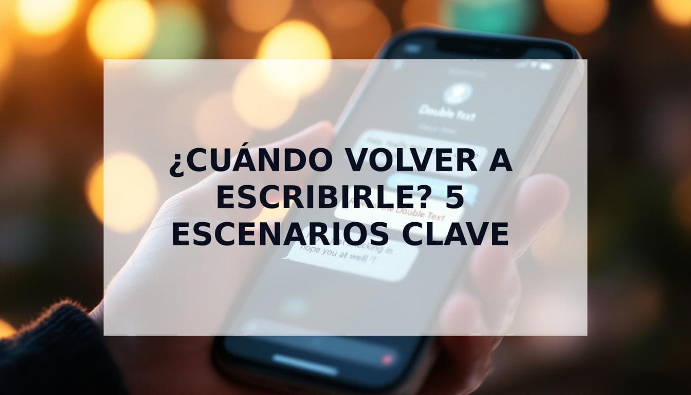 Cover Image for ¿Cuándo volver a escribirle? Las reglas del segundo mensaje