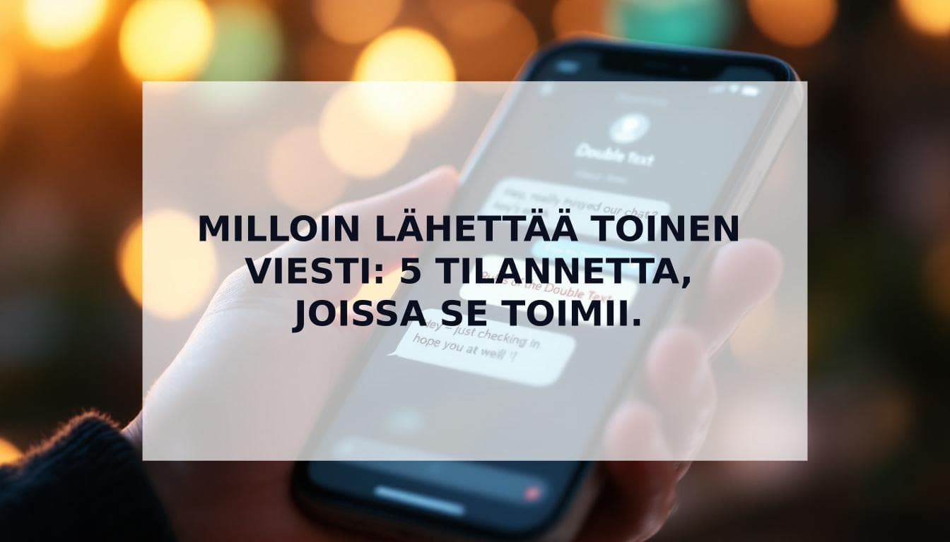Cover Image for Milloin lähettää toinen viesti? Uusintaviestin säännöt ja etiketti