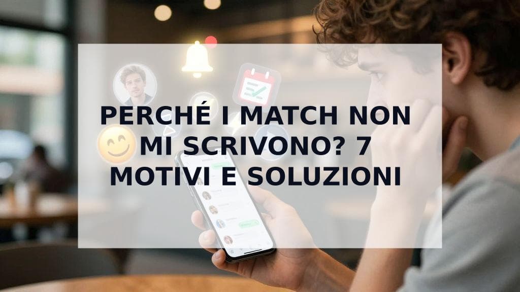 Cover Image for Perché i match non mi scrivono? 7 motivi e come risolvere il problema