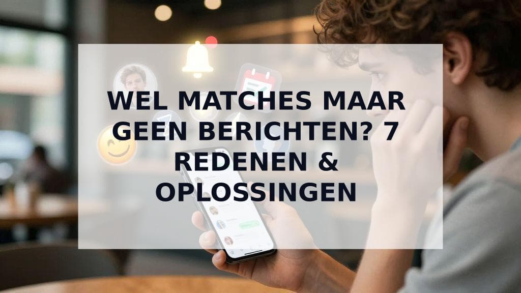 Cover Image for Wel Matches Maar Geen Berichten? 7 Redenen & Hoe Je Dit Oplost