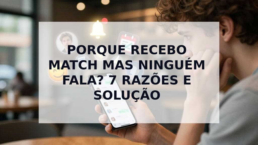 Cover Image for Recebes match mas ninguém fala? 7 Razões e Como Resolver