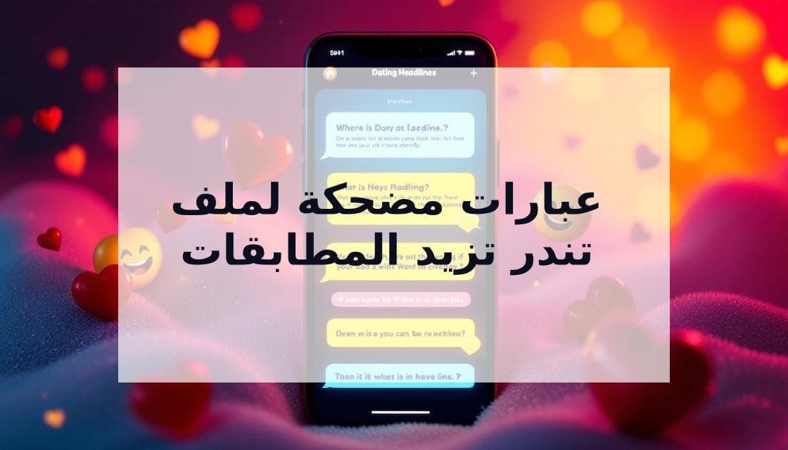 Cover Image for أفضل عبارات جذابة لبروفايل التعارف: دليلك الشامل لجذب الانتباه