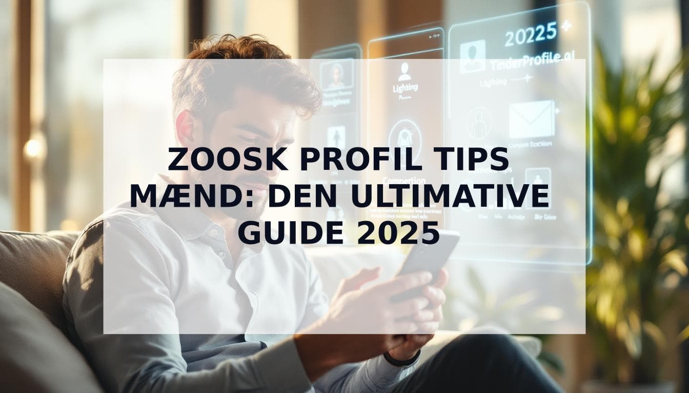 Cover Image for Den Ultimative Guide til Zoosk Profil Tips Mænd (2025 Udgave)
