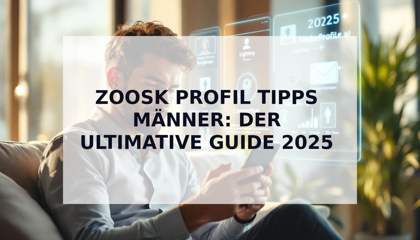 Cover Image for Der Ultimative Guide: Zoosk Profil Tipps Männer (Edition 2025)