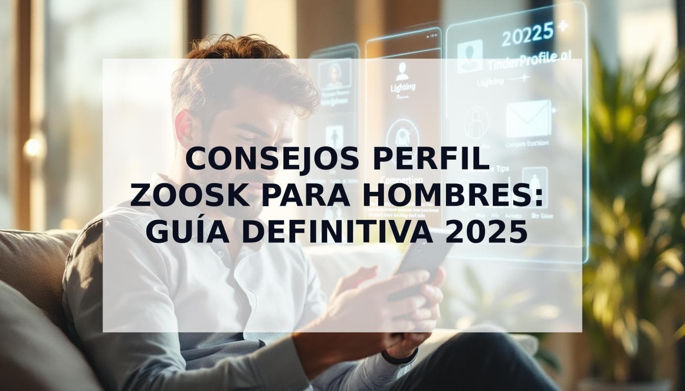 Cover Image for La Guía Definitiva de Consejos perfil Zoosk para hombres (Edición 2025)