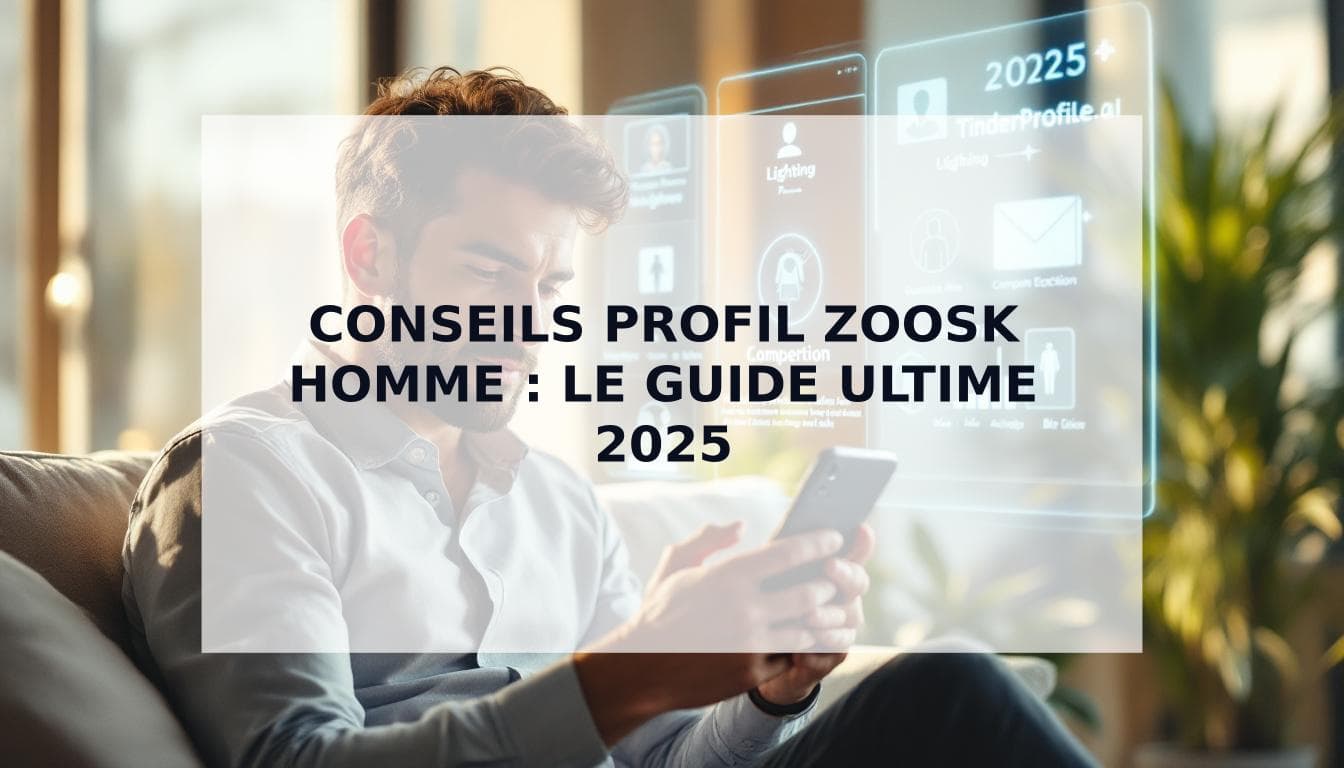 Cover Image for Le Guide Ultime des conseils profil Zoosk homme (Édition 2025)