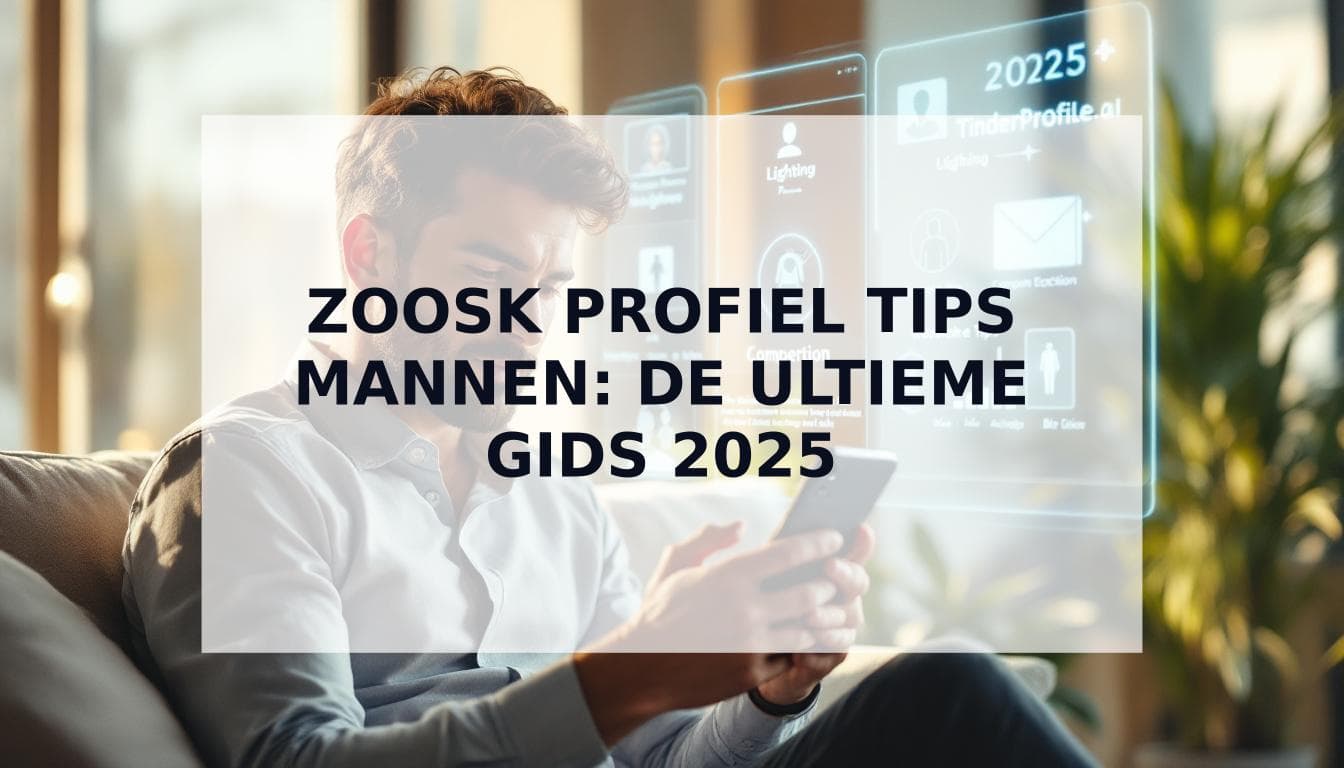 Cover Image for De Ultieme Gids: Zoosk Profiel Tips Mannen (Editie 2025)