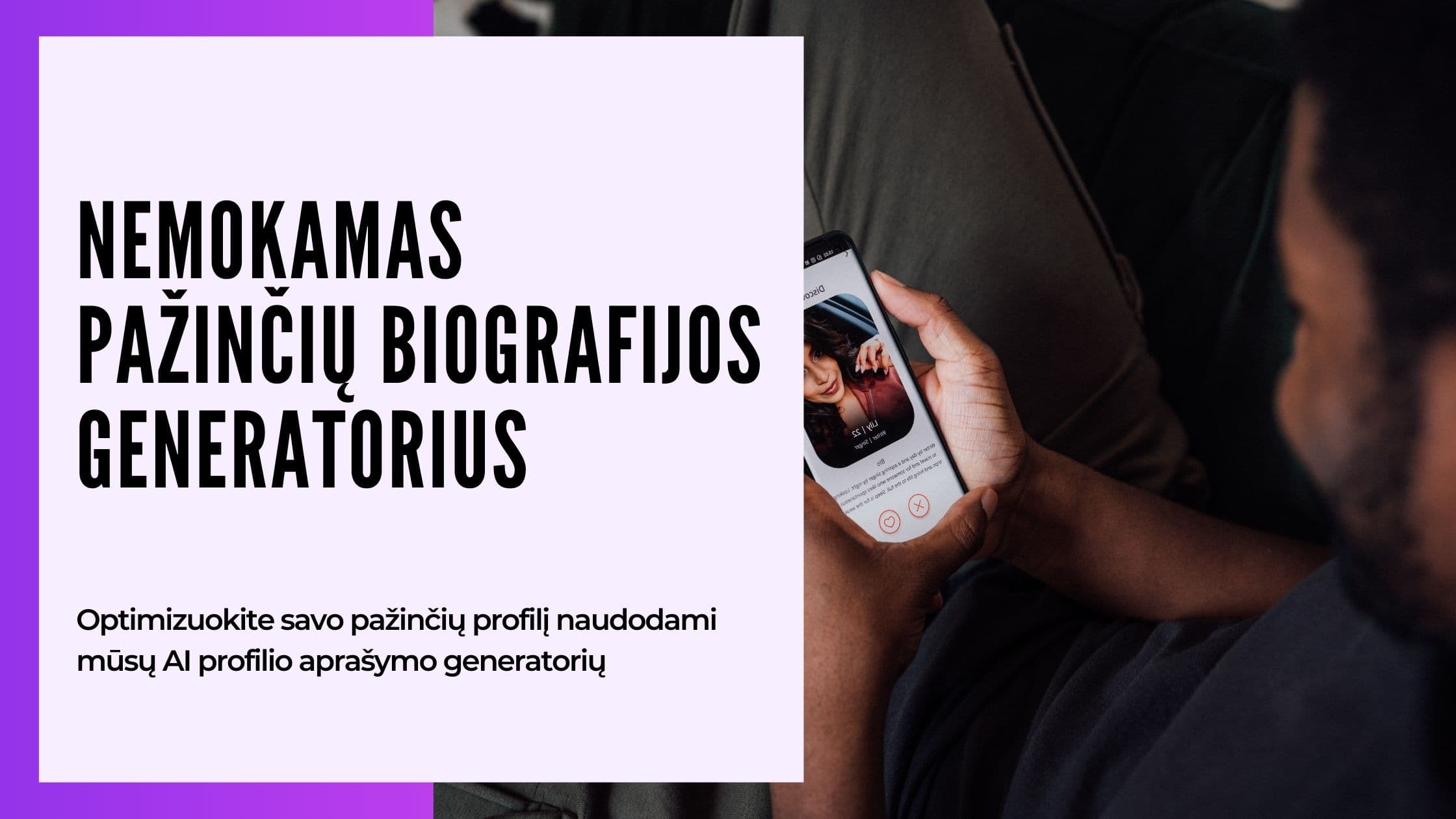 Cover Image for DI Pažinčių Profilio Aprašymo Generatorius: Gauk 3x Daugiau Atitikimų 2025