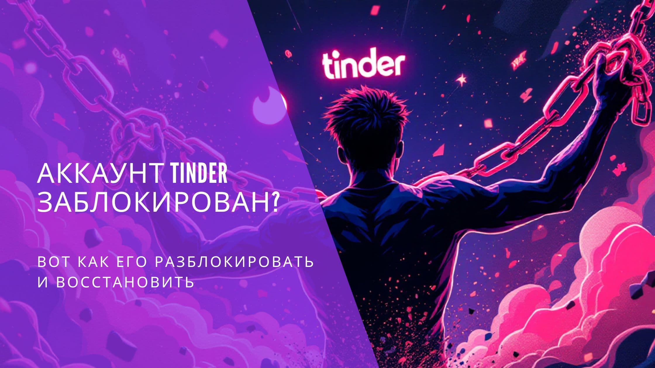 Cover Image for Аккаунт в Tinder заблокирован? Как разблокировать и обойти бан в 2025