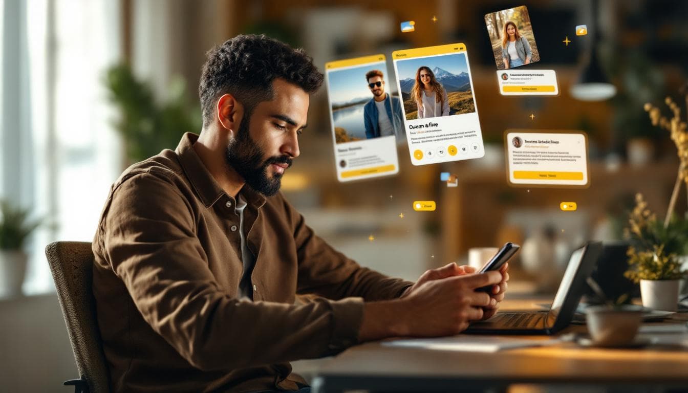 Perfil de Bumble para hombres: fotos, bio y prompts (2026)