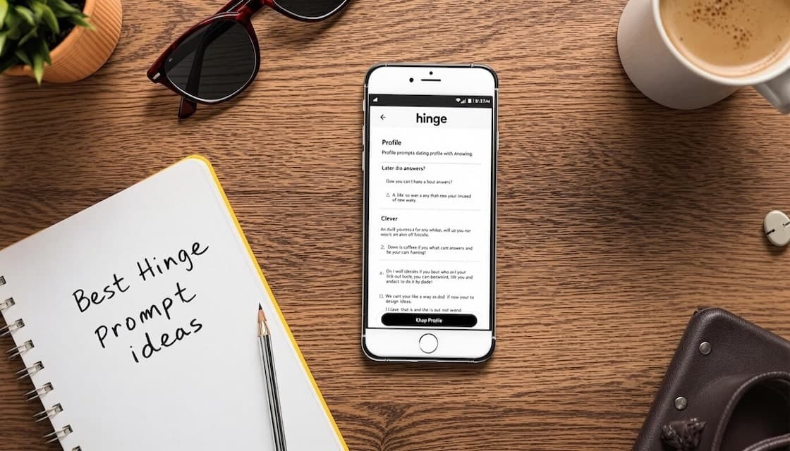 Los Mejores Prompts de Hinge 2026: Guía con Ejemplos Reales