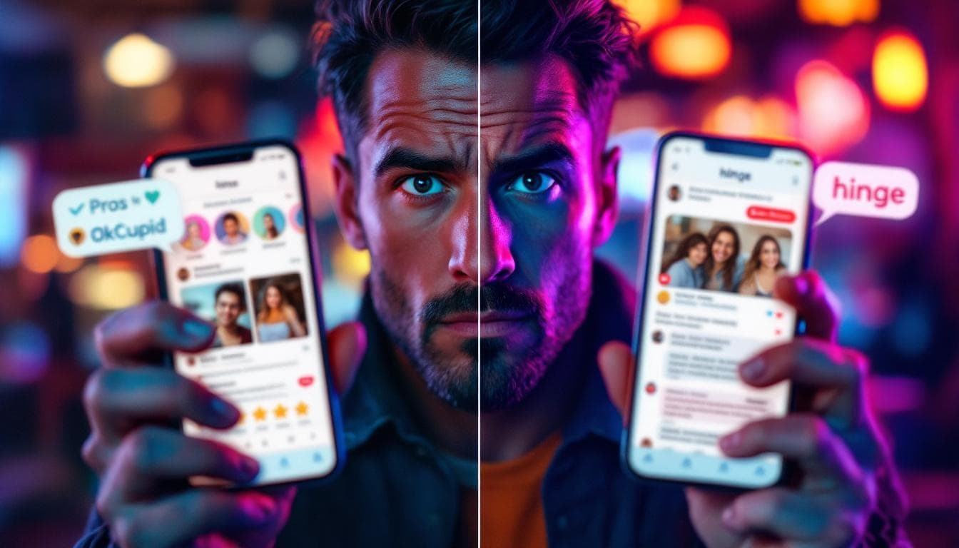 OkCupid vs Hinge: A Brutally Honest Review for Men (2025)