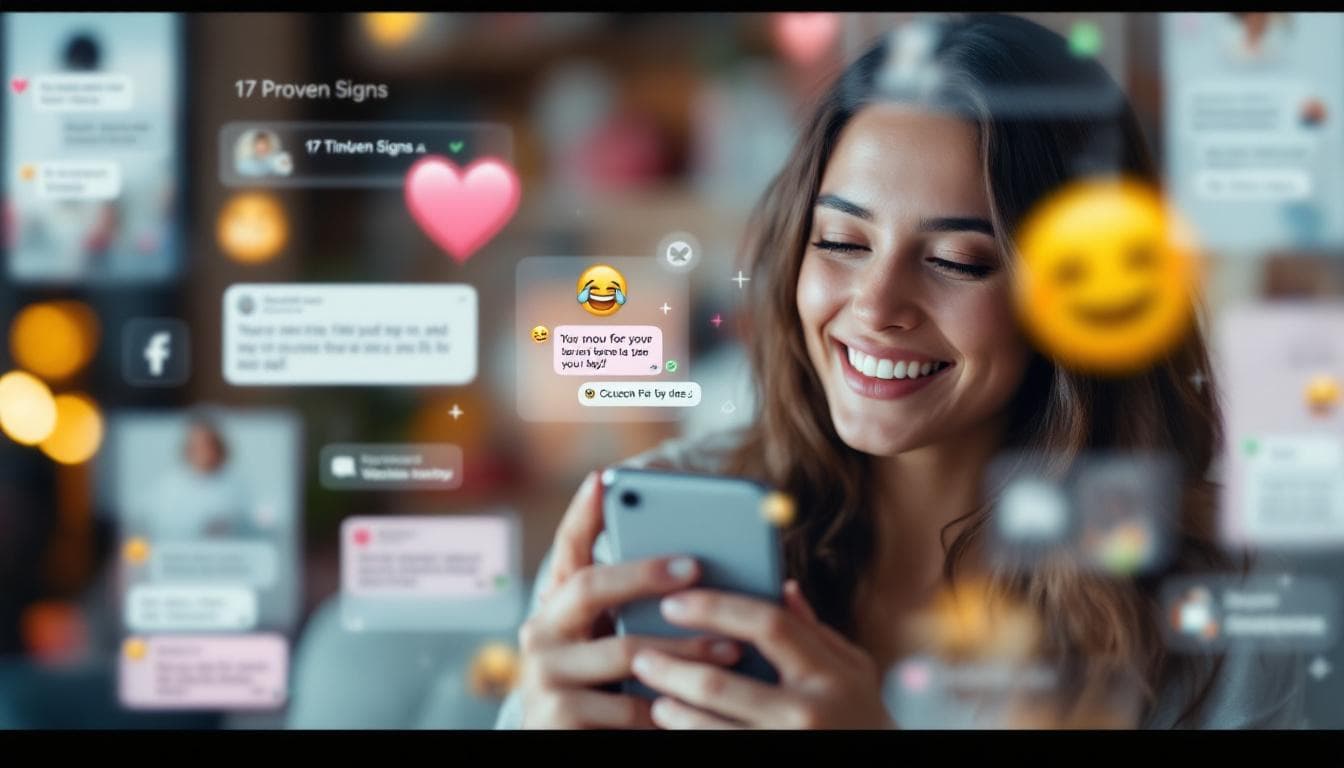 17 signes qu'une fille t'aime par message (Arrête de deviner et repère les feux verts)