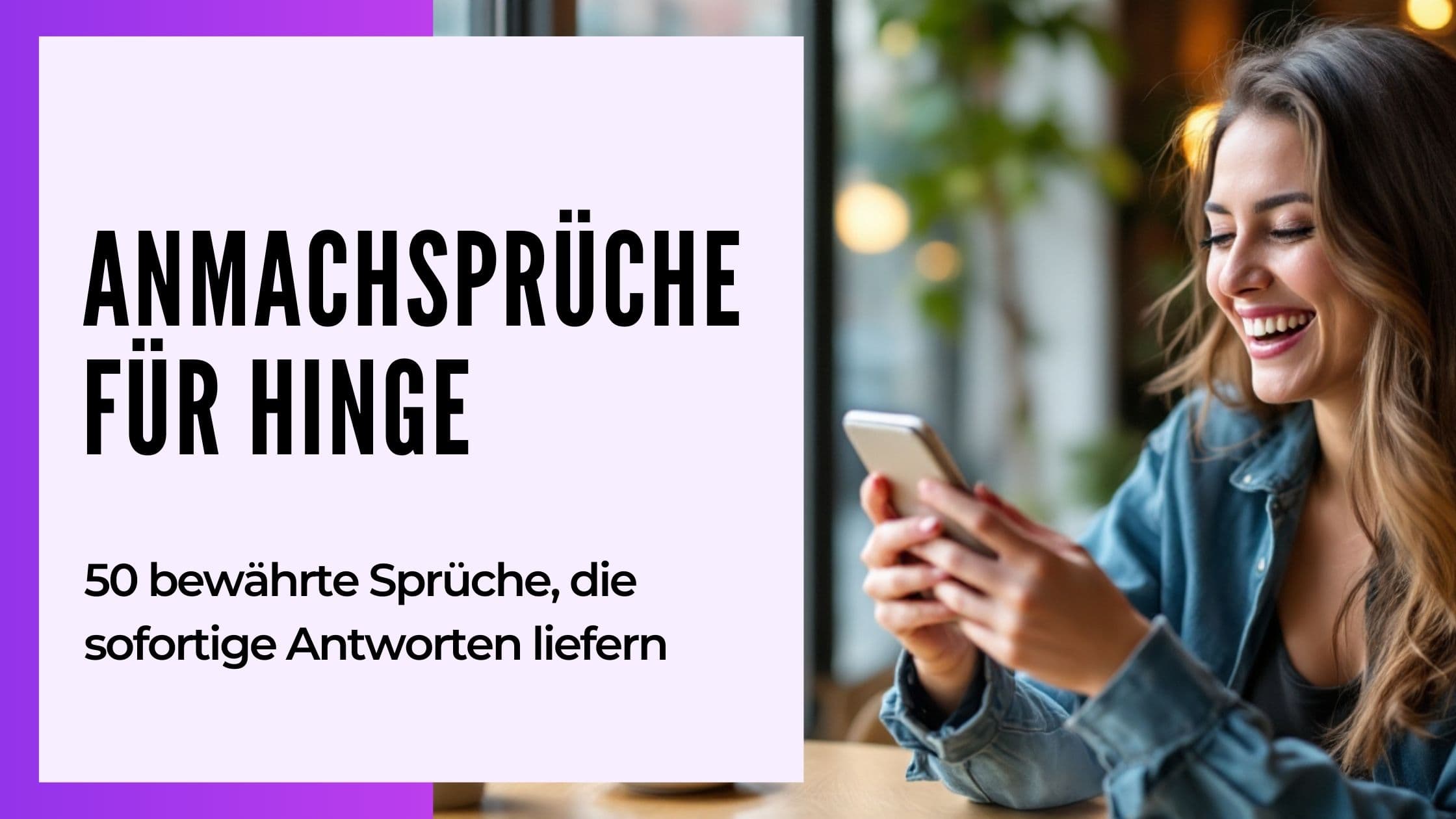 Hinge Anmachsprüche: 100+ Opener auf Deutsch für 2026