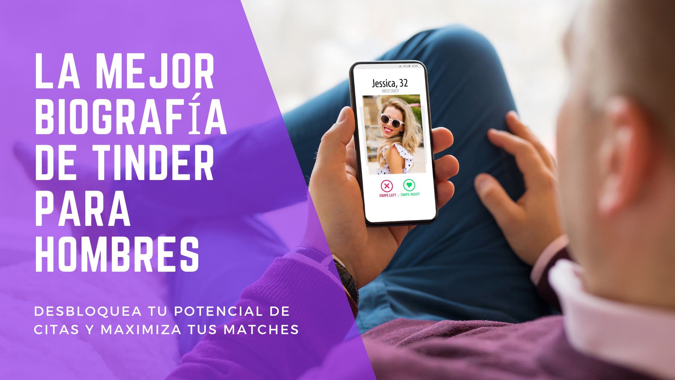 100 ejemplos de bio y descripción de Tinder para hombres