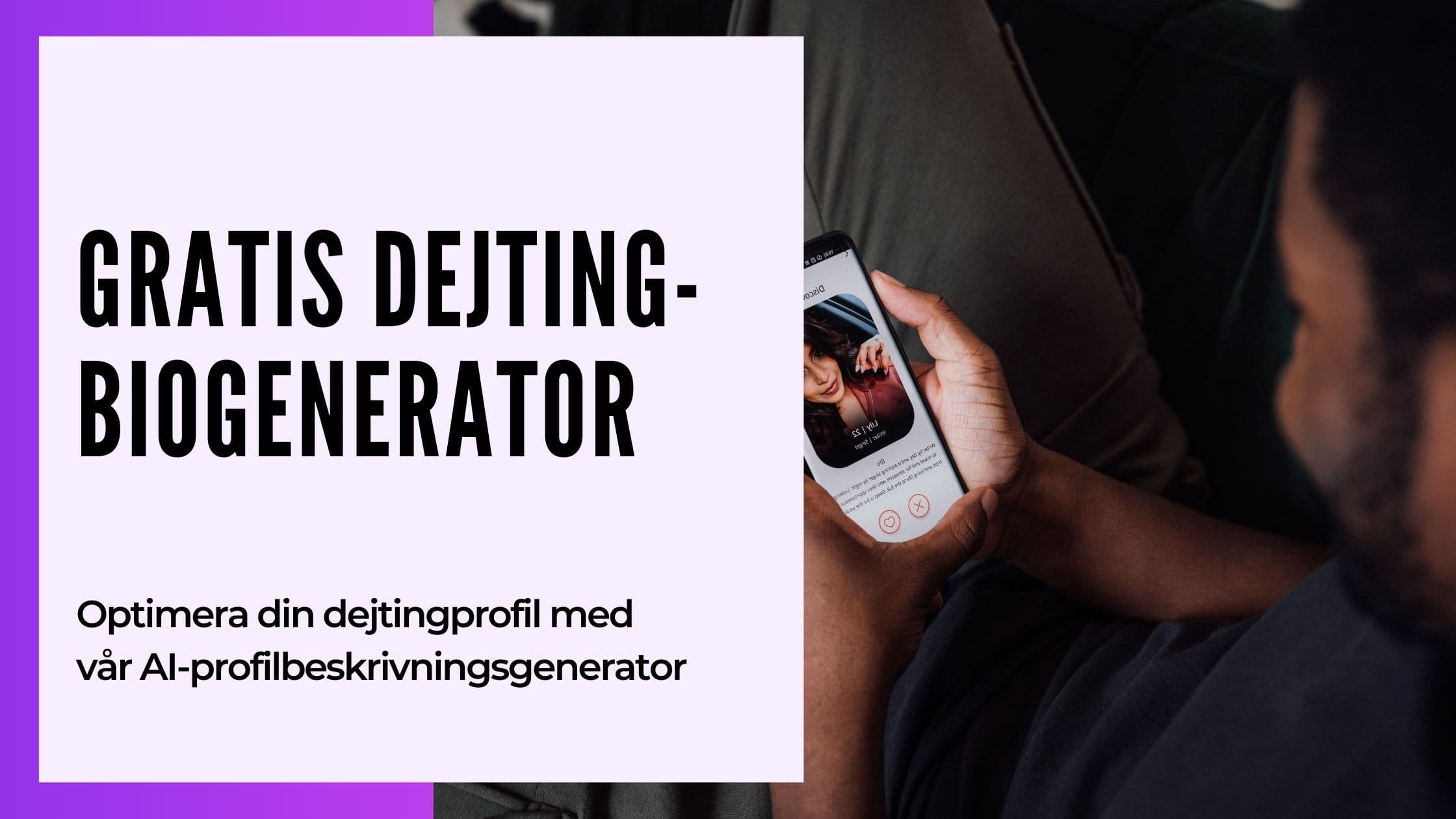 AI Profiltext Generator på svenska: Skapa en personlig bio