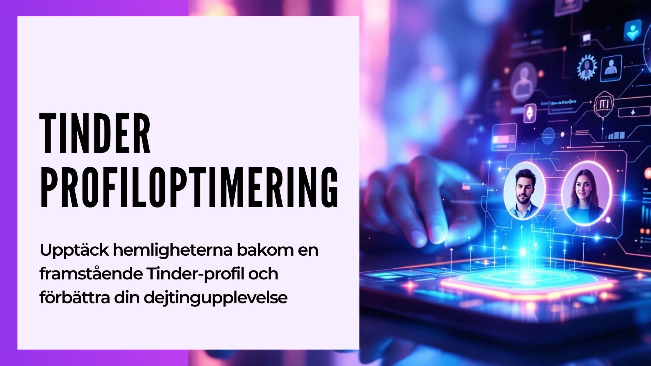 Så optimerar du din Tinder-profil: en praktisk guide