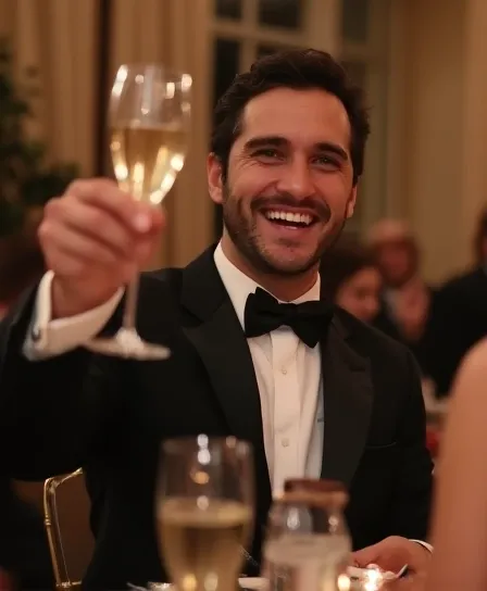 AI-generated dating profile photo example