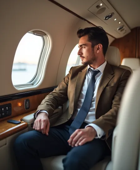 AI-generated dating profile photo example