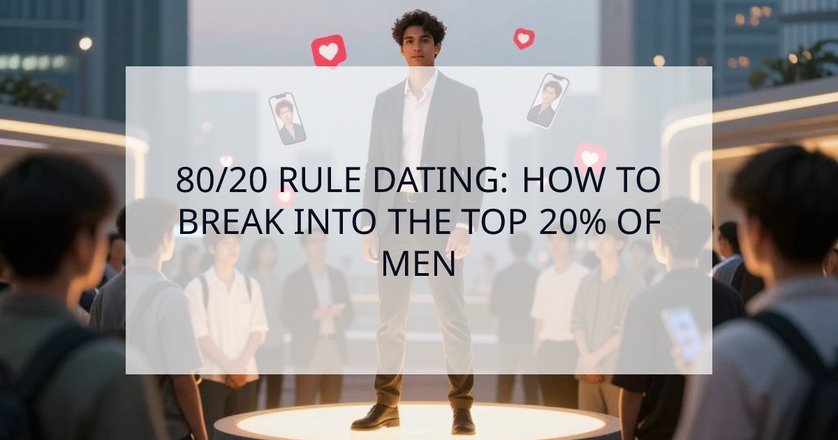 Cover Image for The Tinder 80/20 Rule Explained: How to Break Into the Top 20% of Men