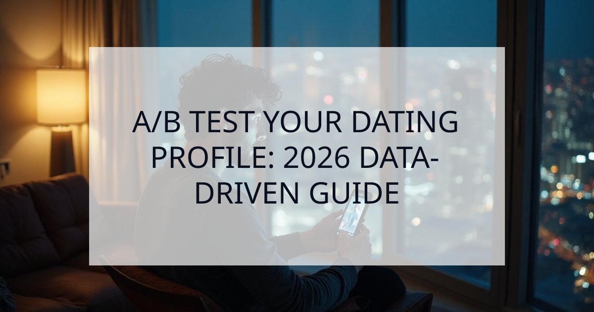 Cover Image for A/B Testing Your Dating Profile: The 2026 Data-Driven Guide to More Matches