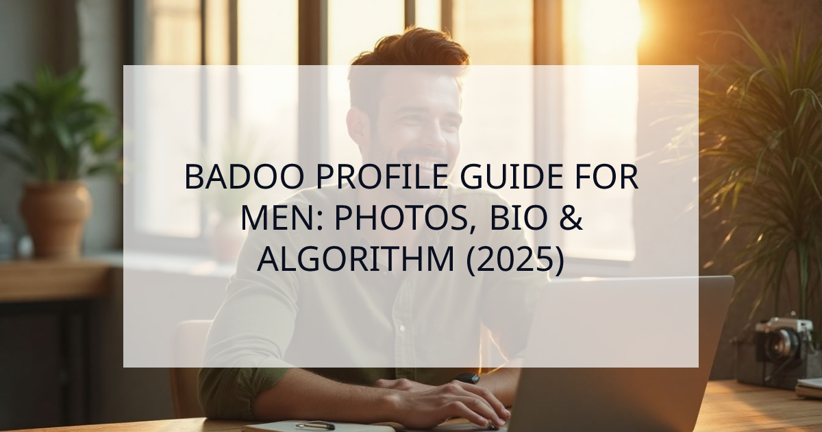 Cover Image for The Ultimate Badoo Profile Guide for Men: Photos, Bio & Algorithm (2025)