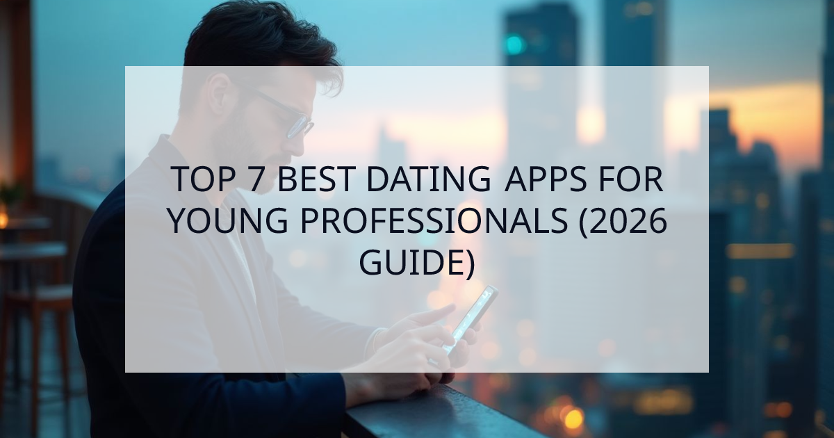Cover Image for The Ultimate Guide to the Best Dating Apps for Young Professionals in 2026