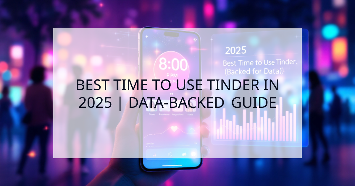 Cover Image for The Best Time to Use Tinder in 2025 (Backed by Data)