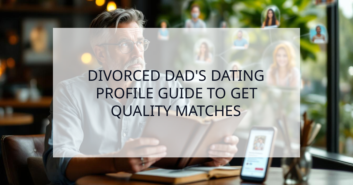 Cover Image for The Divorced Dad's Playbook: How to Craft a Dating Profile That Attracts Quality Matches